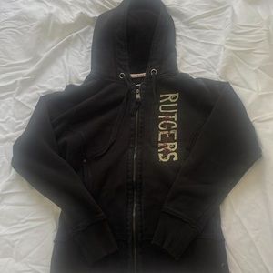 Y2K Rutgers Zip Up Sweatshirt